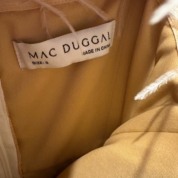 Mac Duggal Embellished Strapless Column Dress Size 8 - Picture 5 of 7